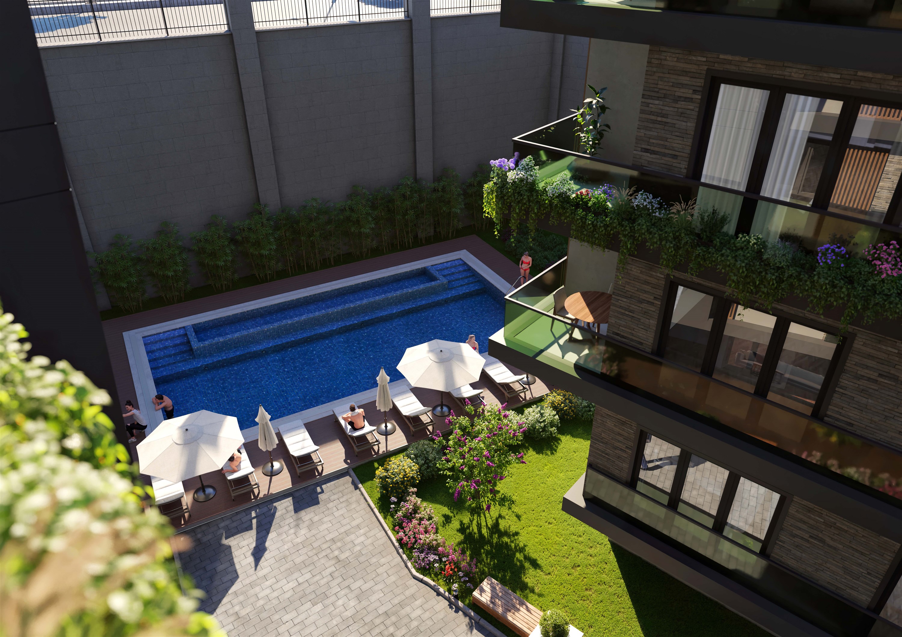 Boutique Luxury Apartments in Istanbul - Lovely Balconies with Views