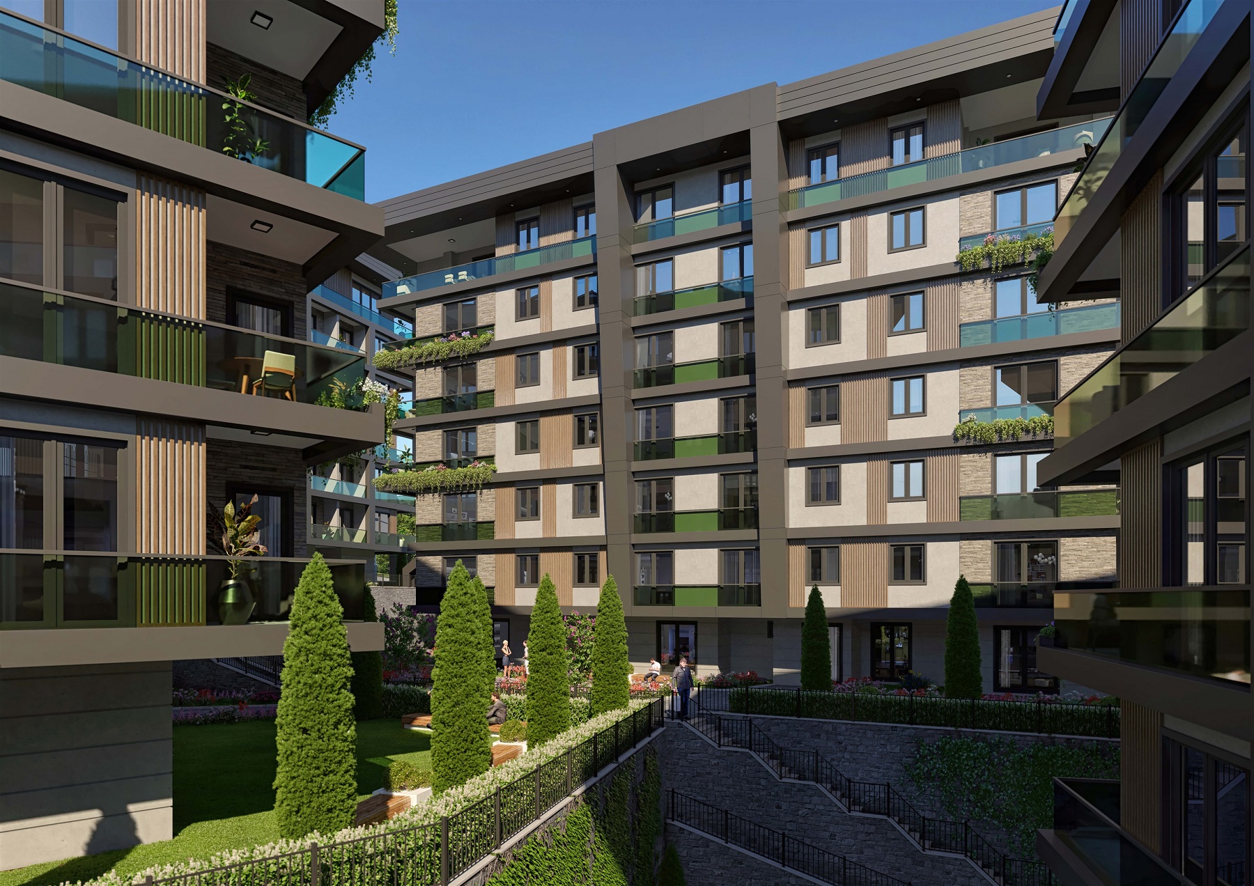 Boutique Luxury Apartments in Istanbul - Stunning Communal Areas Views