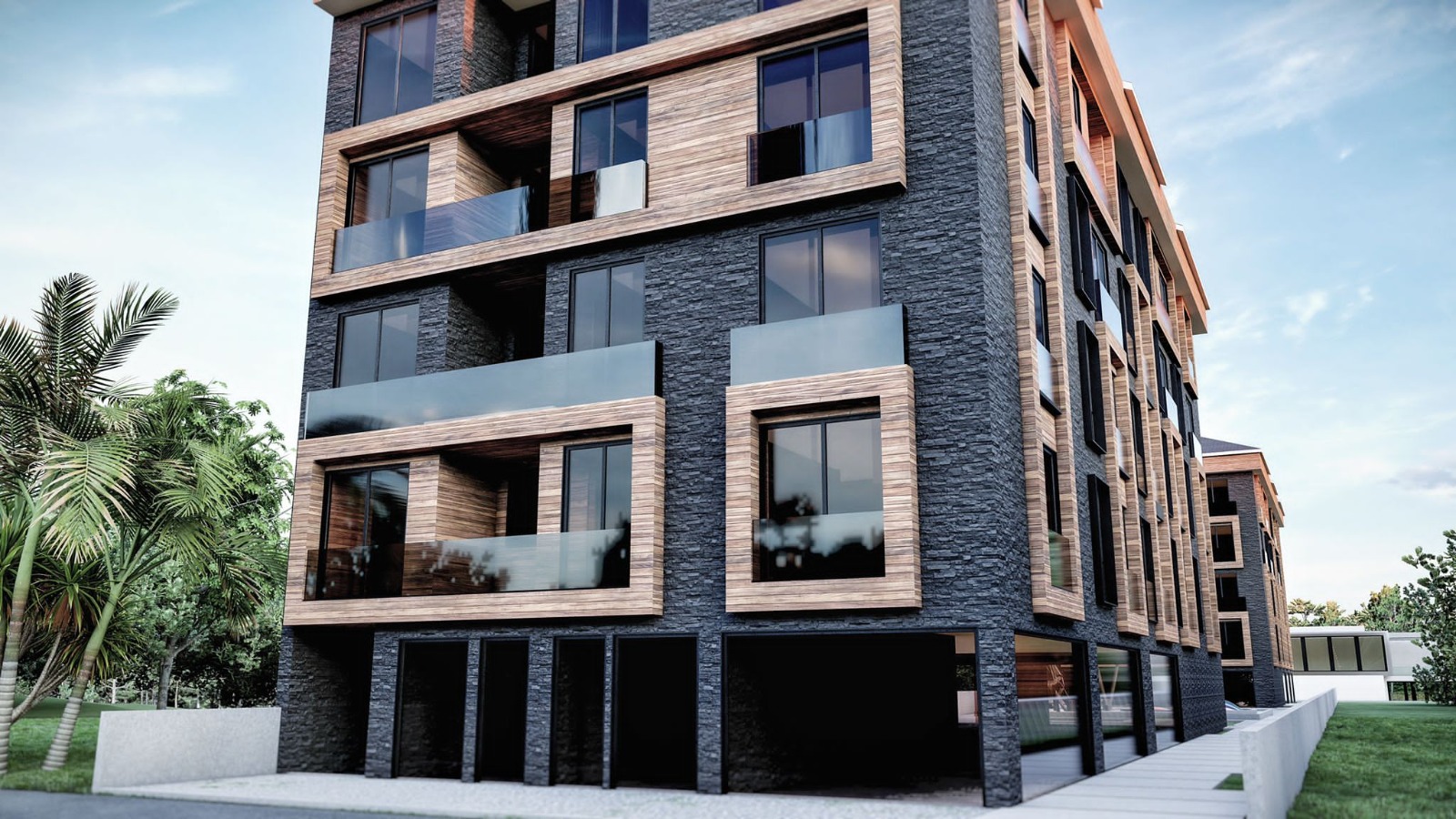 Off-Plan Istanbul Apartments For Sale - Modern All Glass Balconies