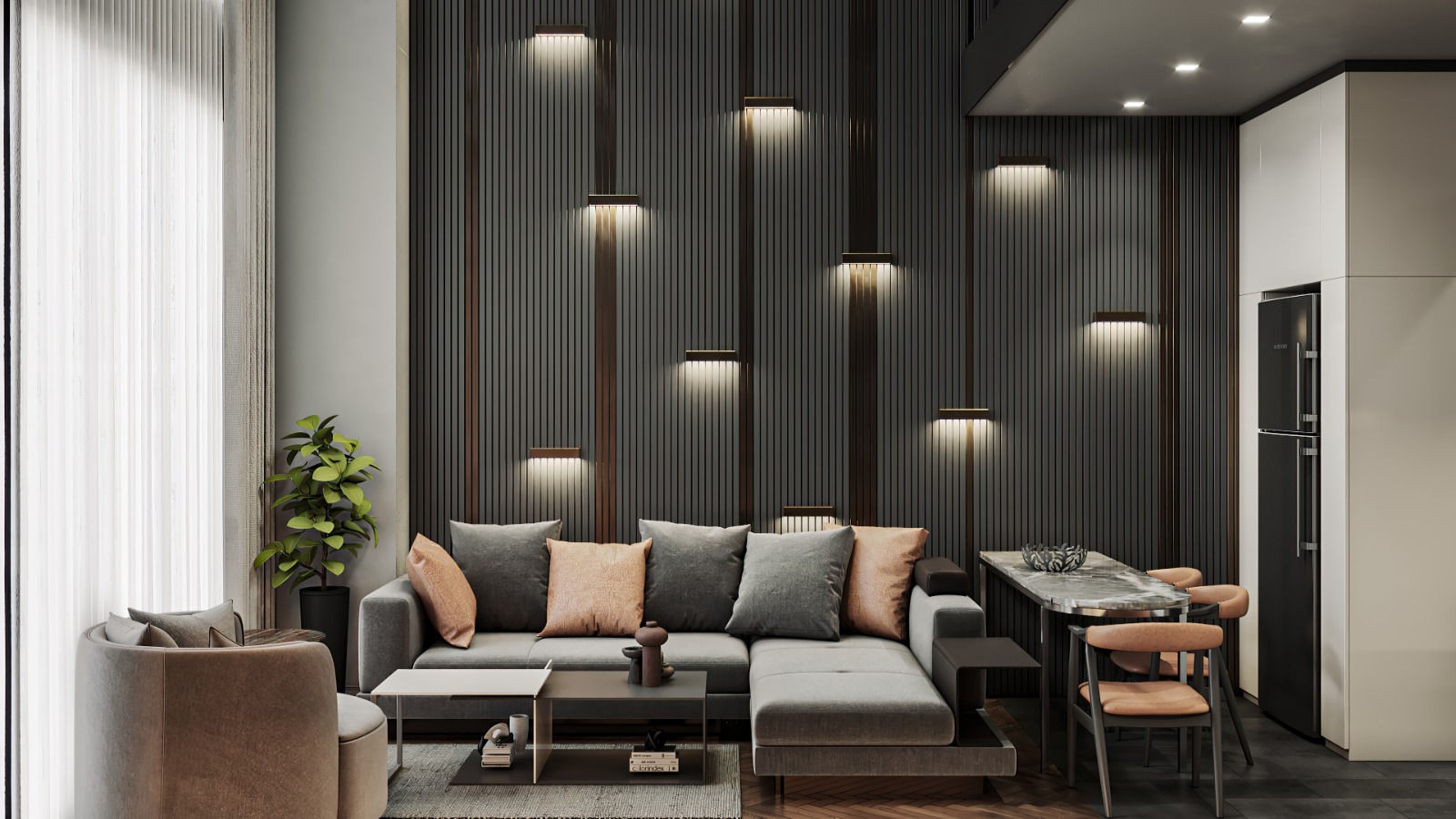 Nature view Istanbul Apartments - Living Rooms 