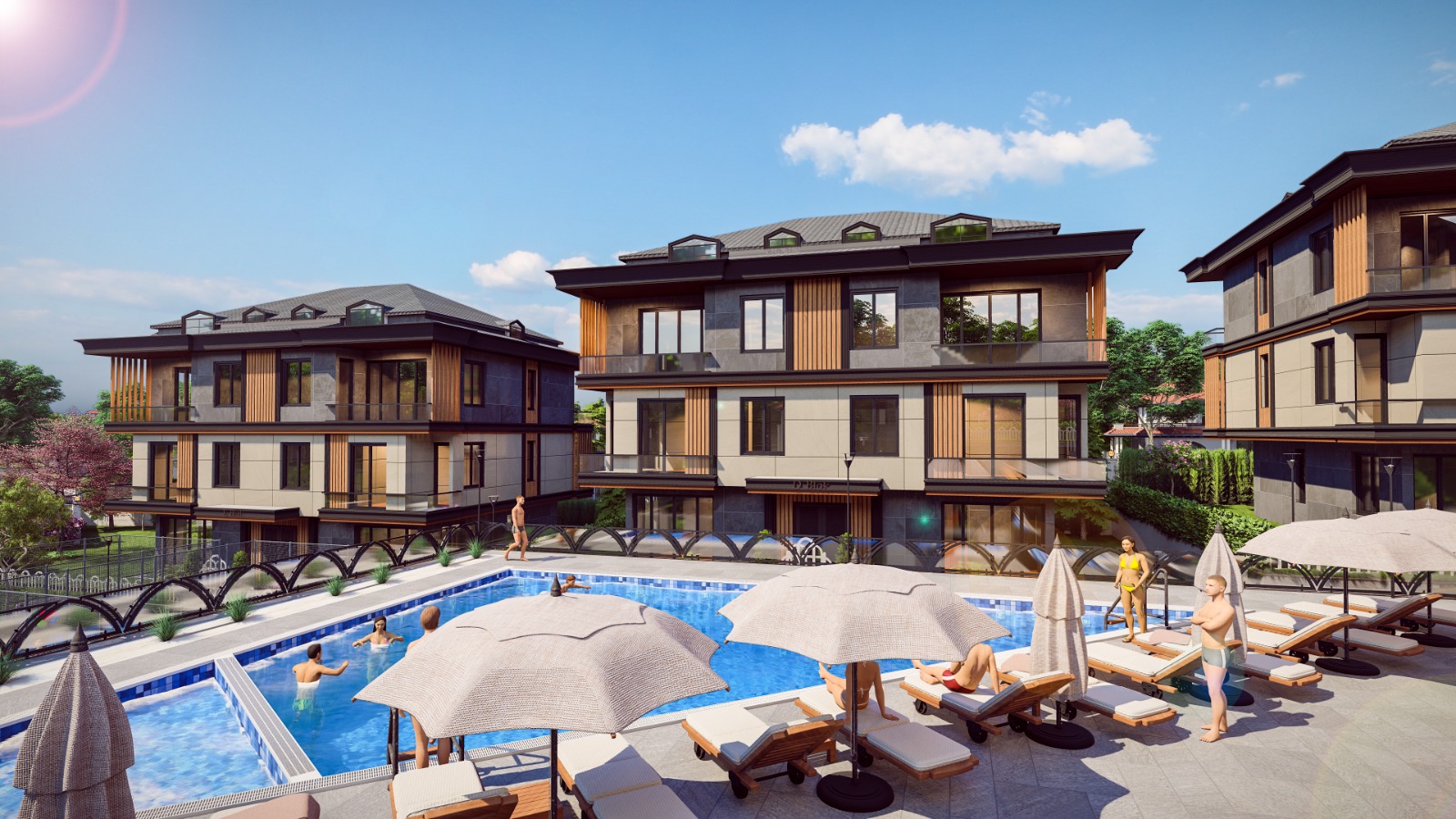 Istanbul Luxury Penthouses - Near West Marina - Outdoor