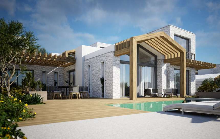 Gumusluk Off-Plan Luxury Villas- Vast Outdoor Living Area