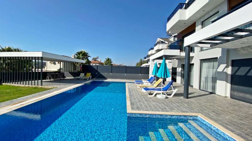 Newly Built Ovacık Detached Villa- Vast Outdoor Living Area