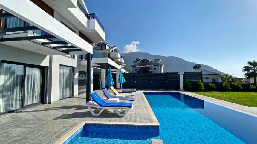 Newly Built Ovacık Detached Villa- Sun Terrace