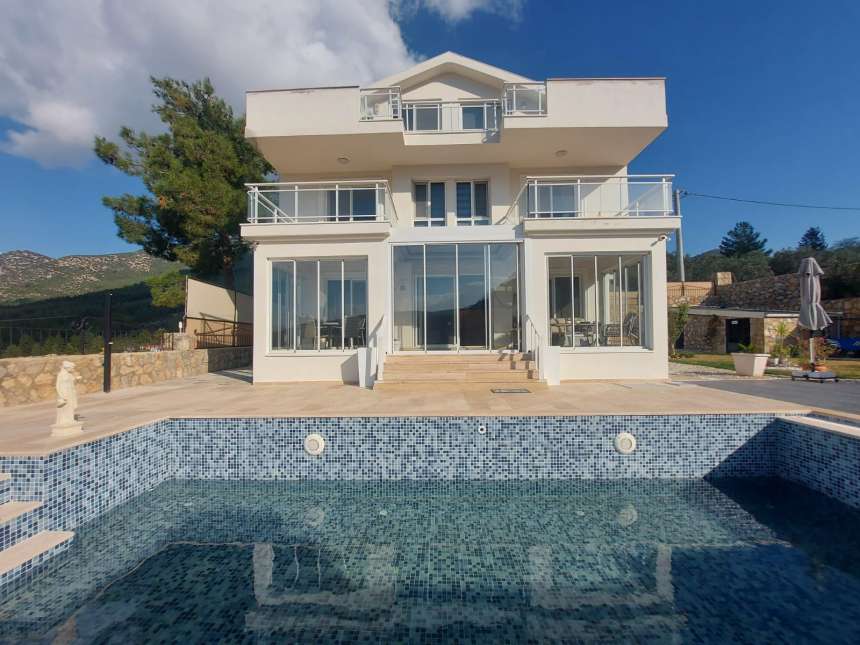 Modern 4-Bed Uzumlu Villa- Front View