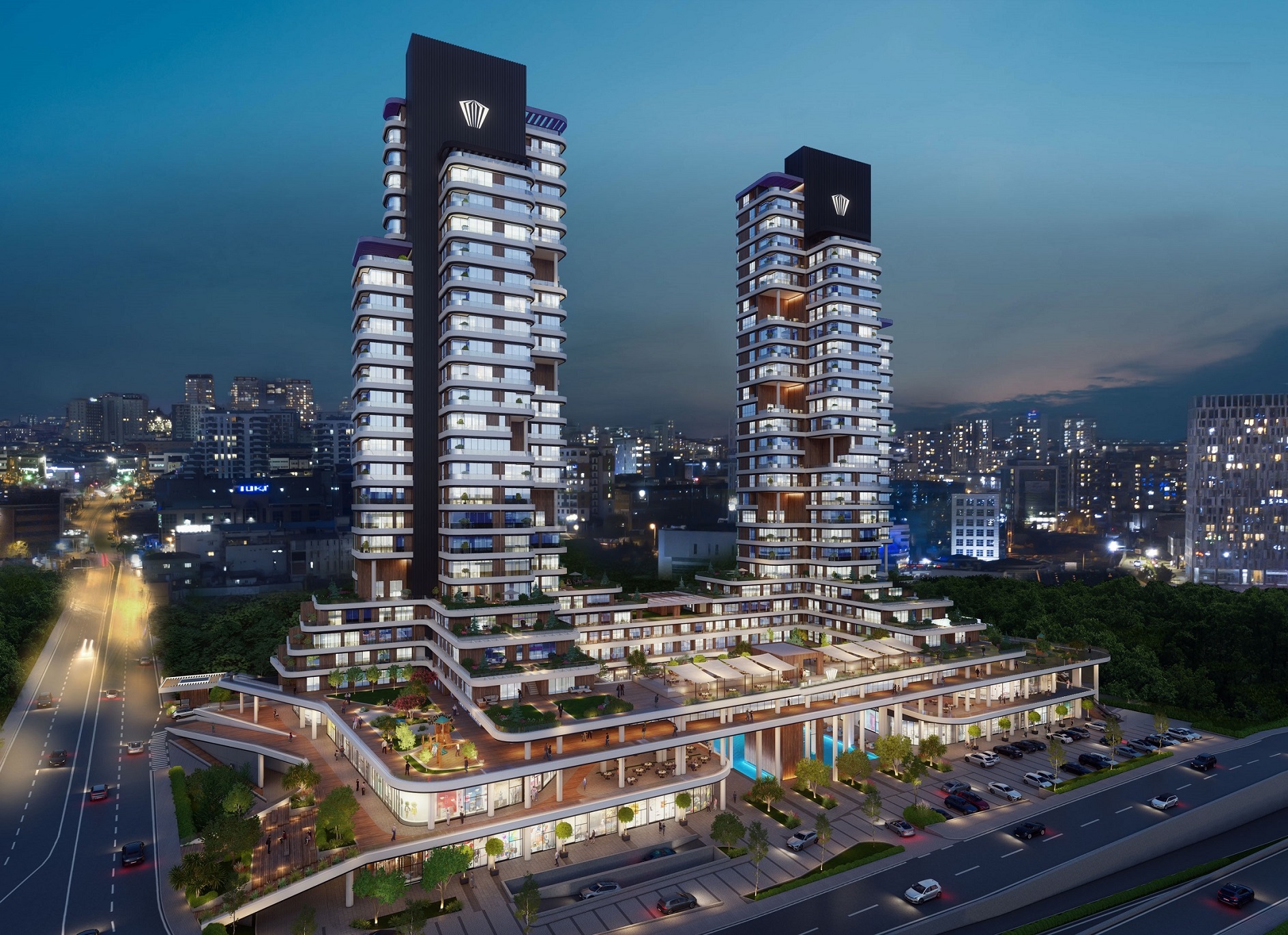 Luxury Istanbul Sea View Apartments - Tower Block Views