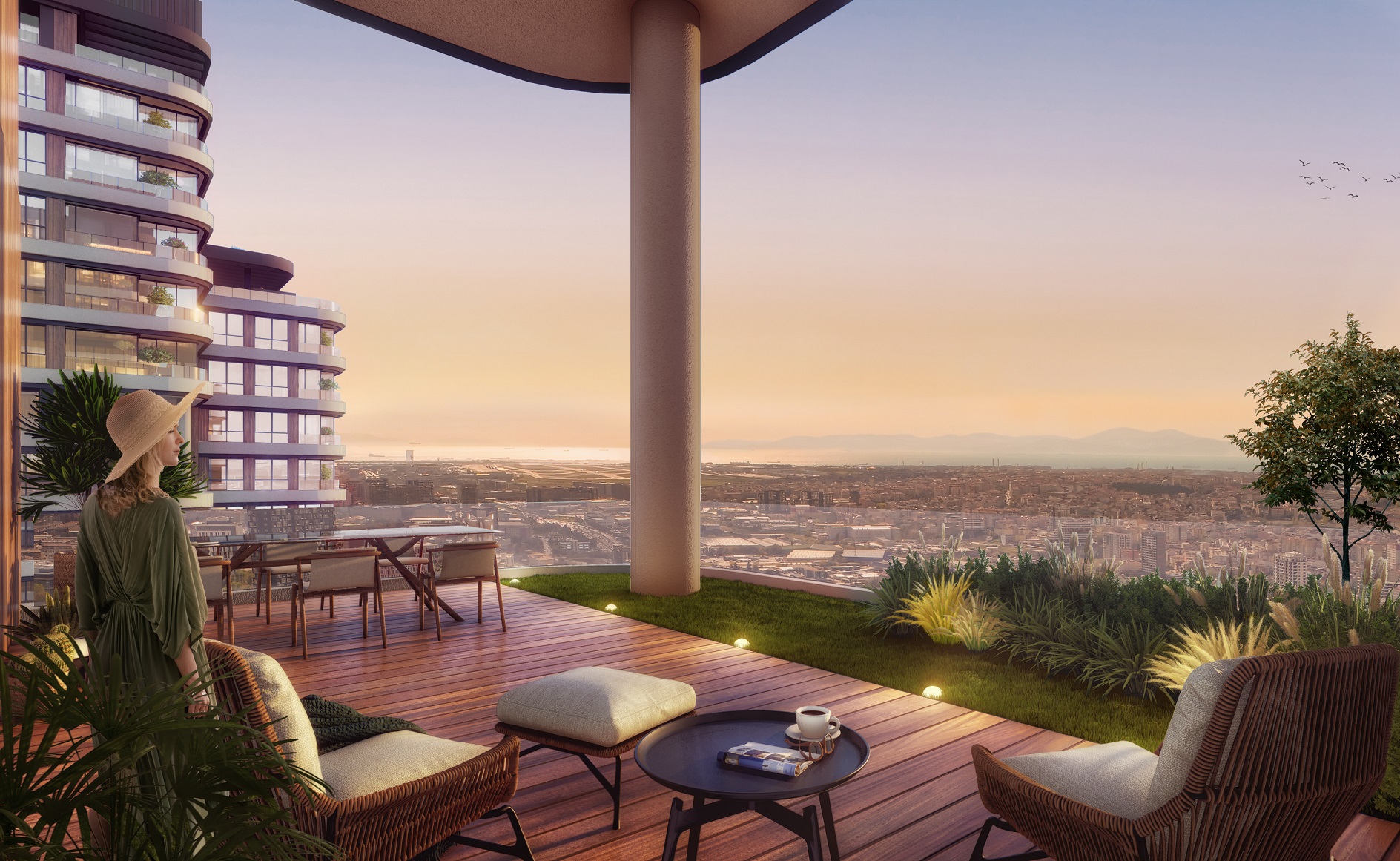 Luxury Istanbul Sea View Apartments - Spacious Terraces
