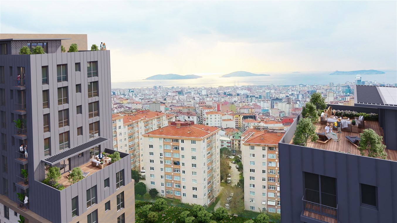 Luxury Apartment in Istanbul Asia - Sea Views - Project Location in Maltepe