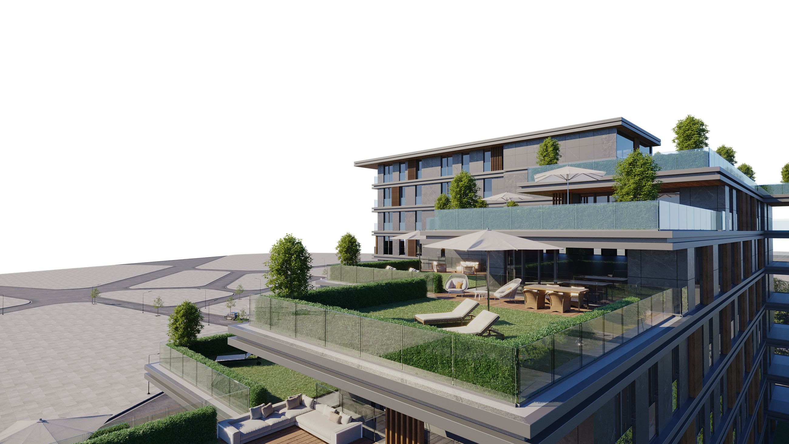 	 Istanbul Bayrampasa Apartments - Private Terraces-