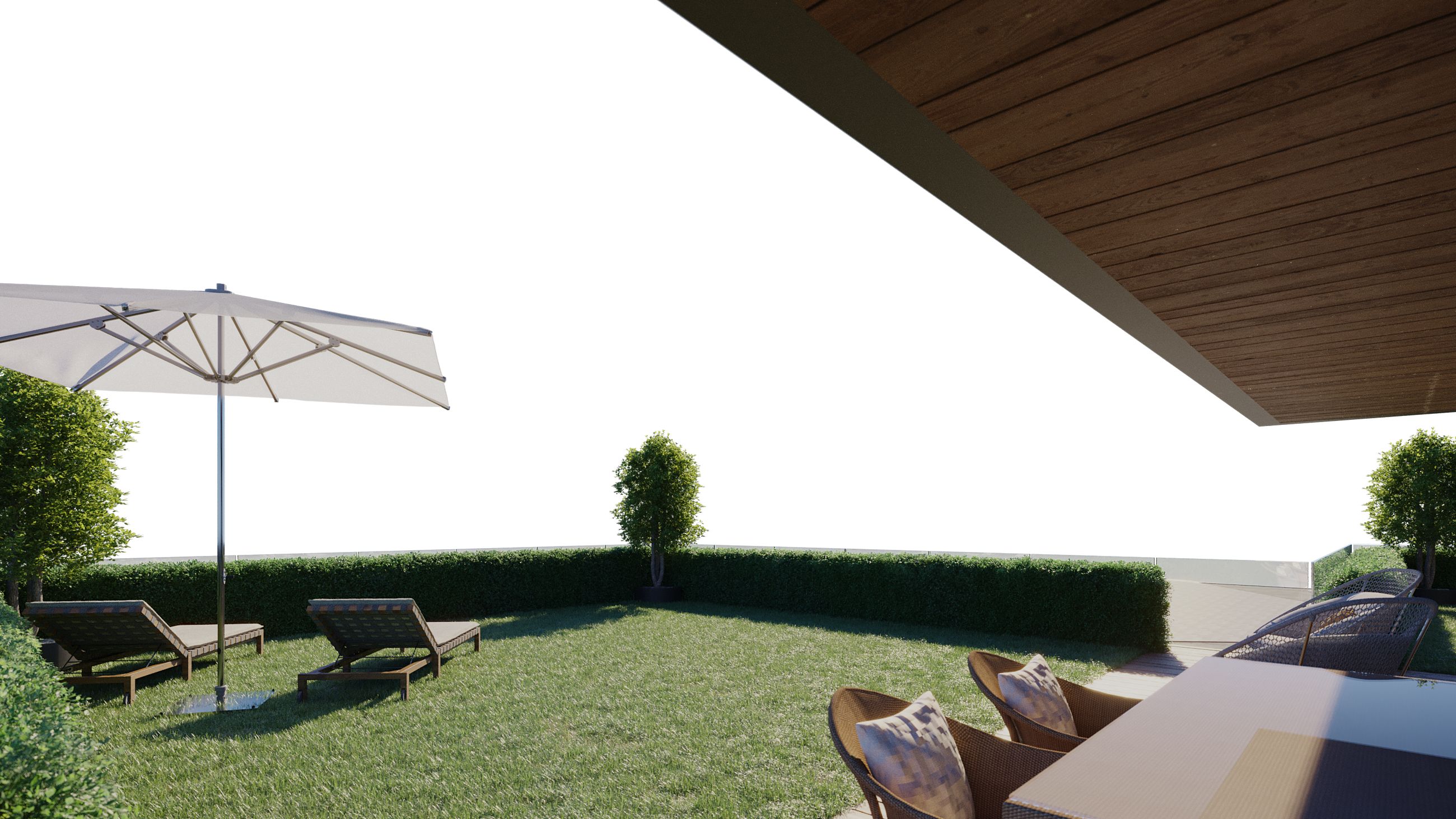 Istanbul Bayrampasa Apartments - Private Terraces Views