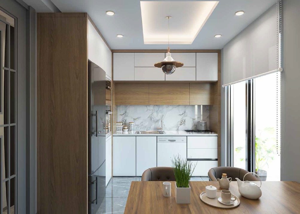 Istanbul Central Apartments - Maslak Closed Kitchens 