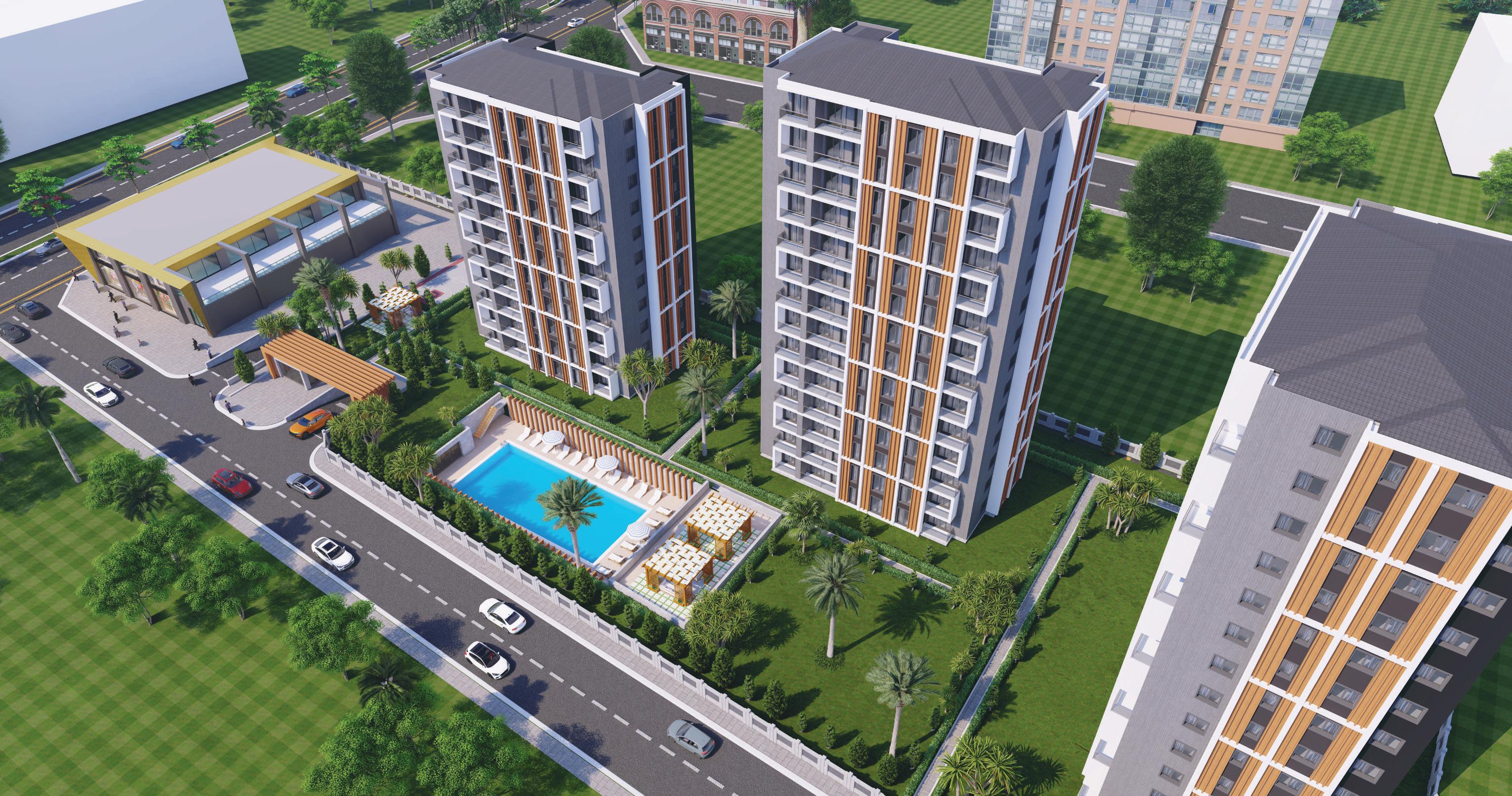 Off-Plan Samandıra Apartments- Landscaped Garden
