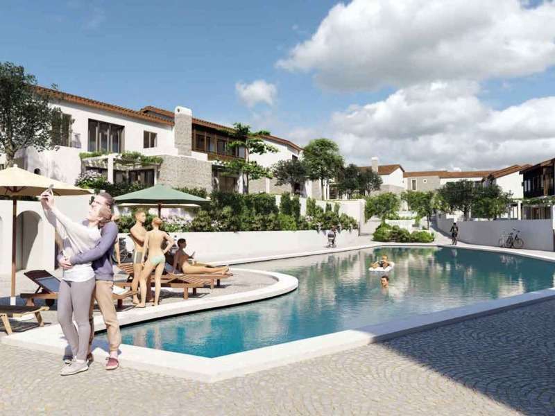 Off-Plan Conceptual Villas in Bodrum- Communal Pools