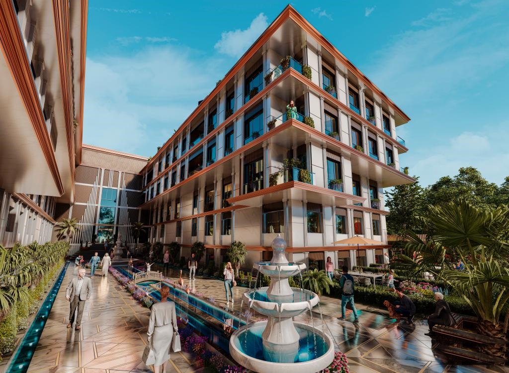 Sea View Off-Plan Apartments- Decorative Ponds