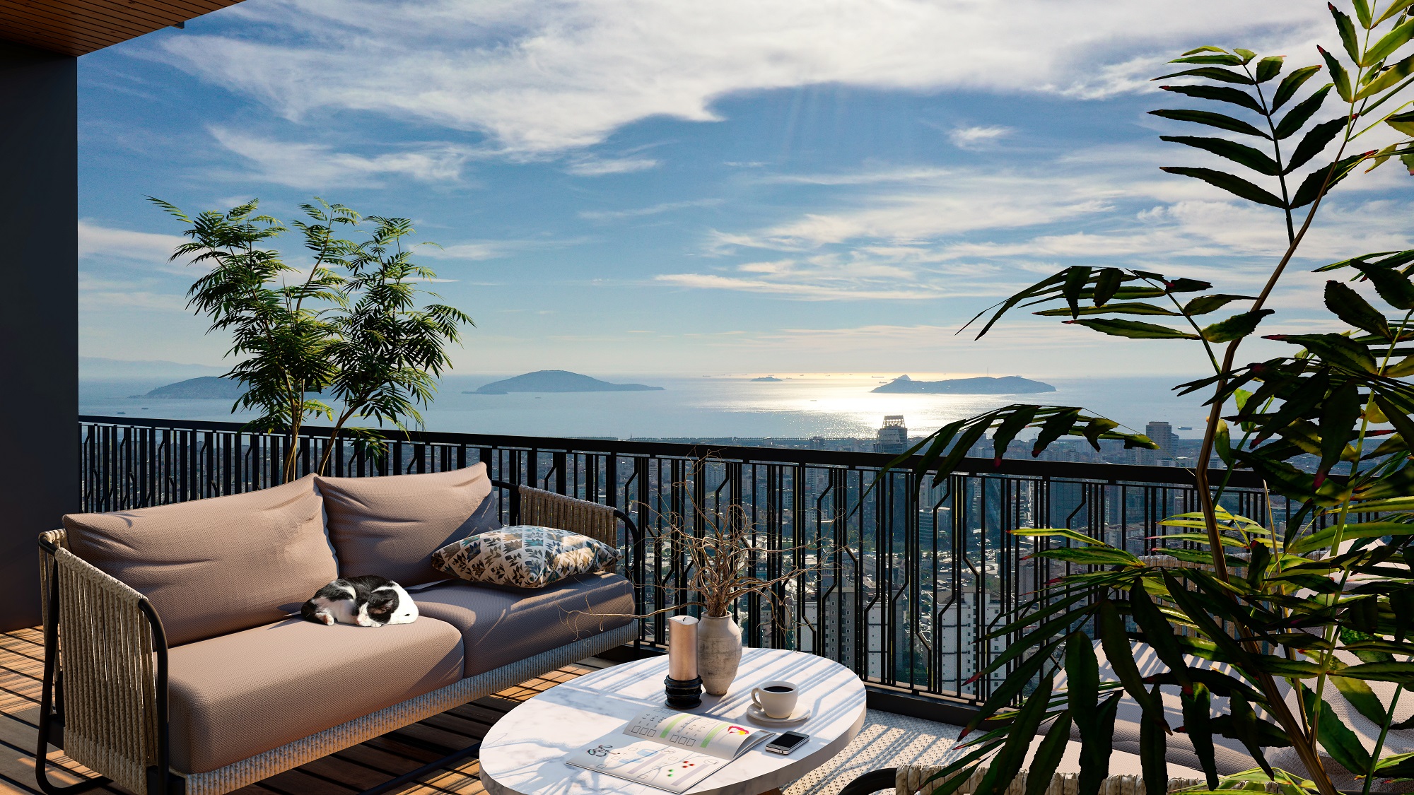 Off-Plan Maltepe Apartments- Outdoor Living Areas