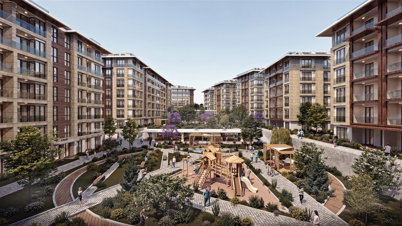 Off-Plan Luxury Apartments- Zeytinburnu-Landscaped Garden