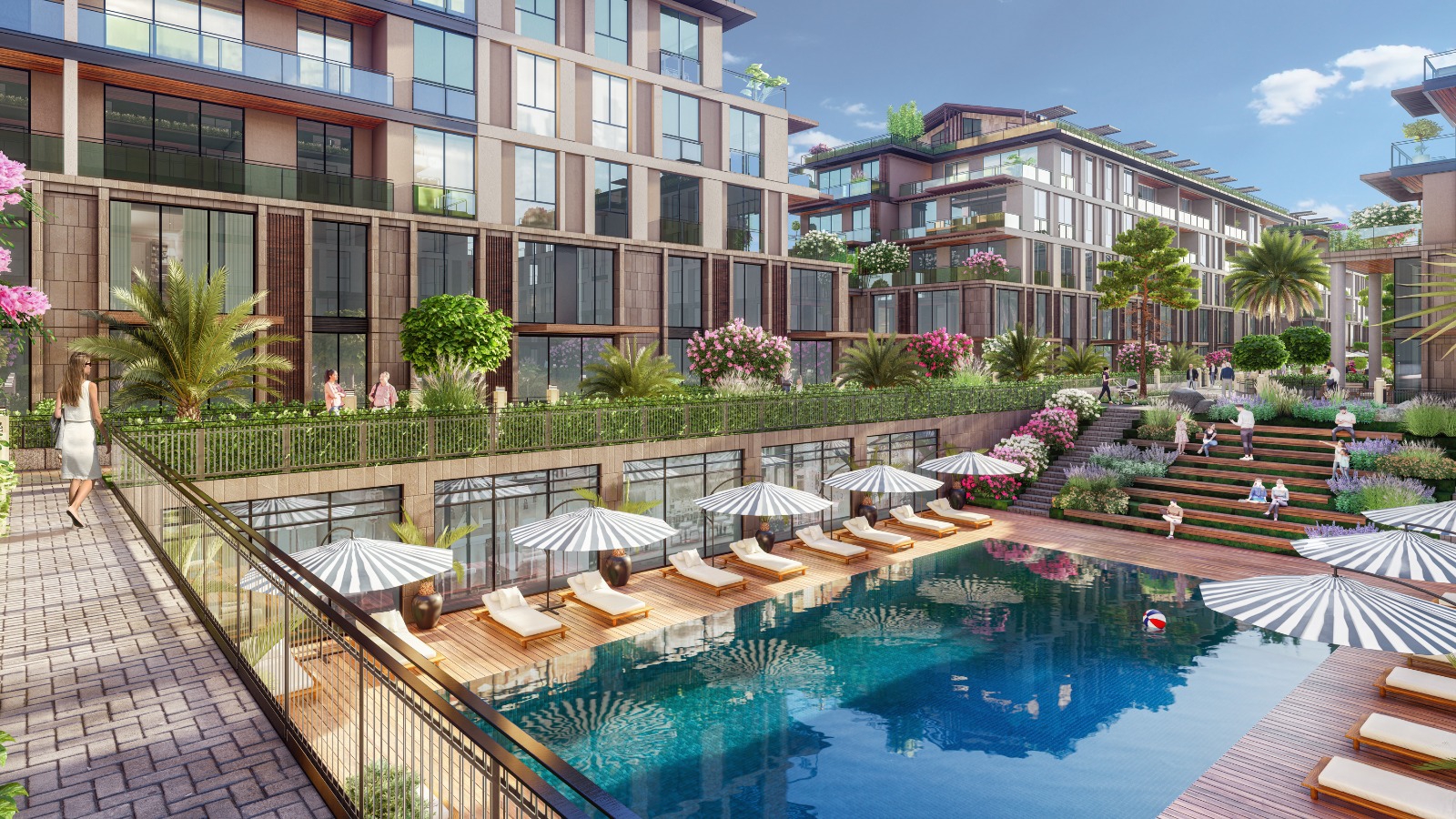 Off-Plan Luxury Eyup Apartments- Sun Terrace