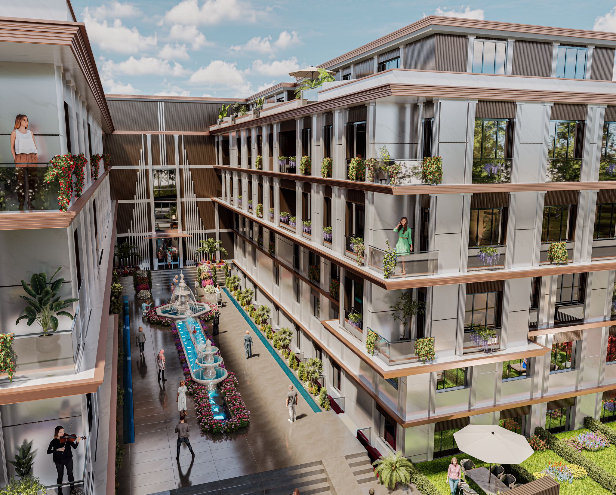 Luxury Apartments in Beylikduzu- Low-rise Block