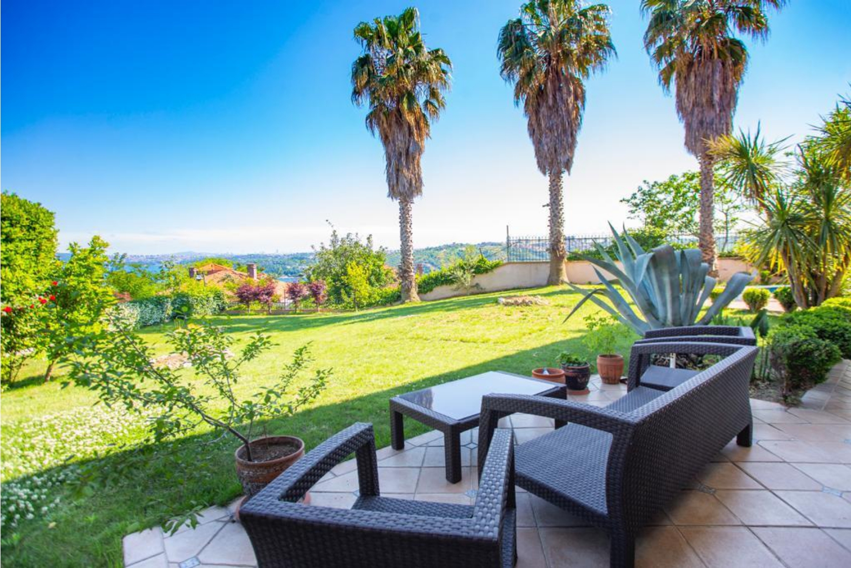 6-Bed Sariyer Villa- Outdoor Living Area