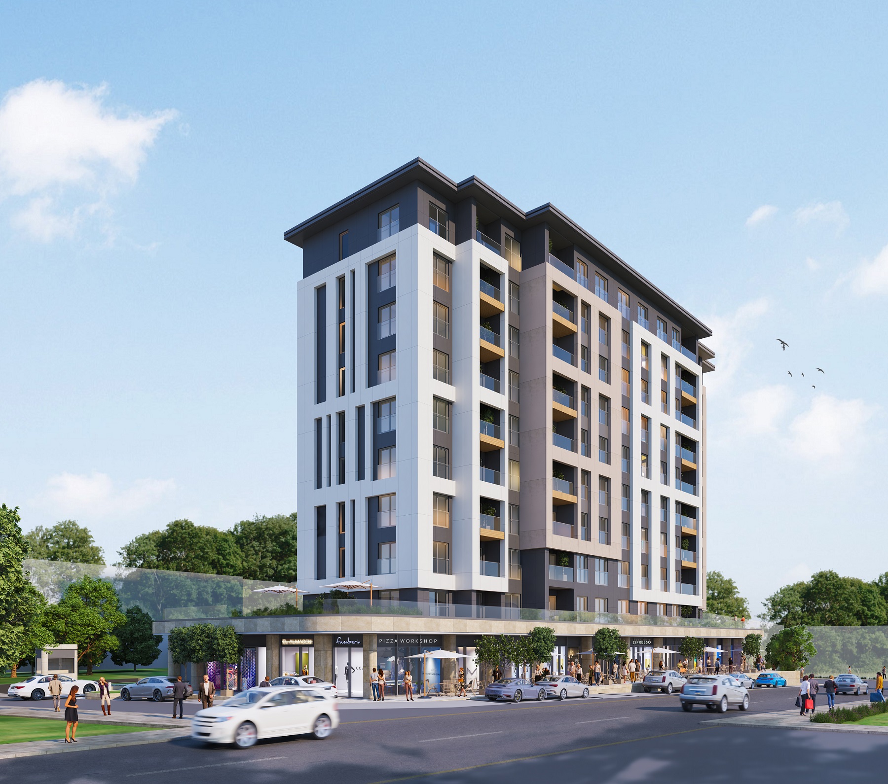 Off-Plan Modern Apartments- Zeytinburnu-Modern Building