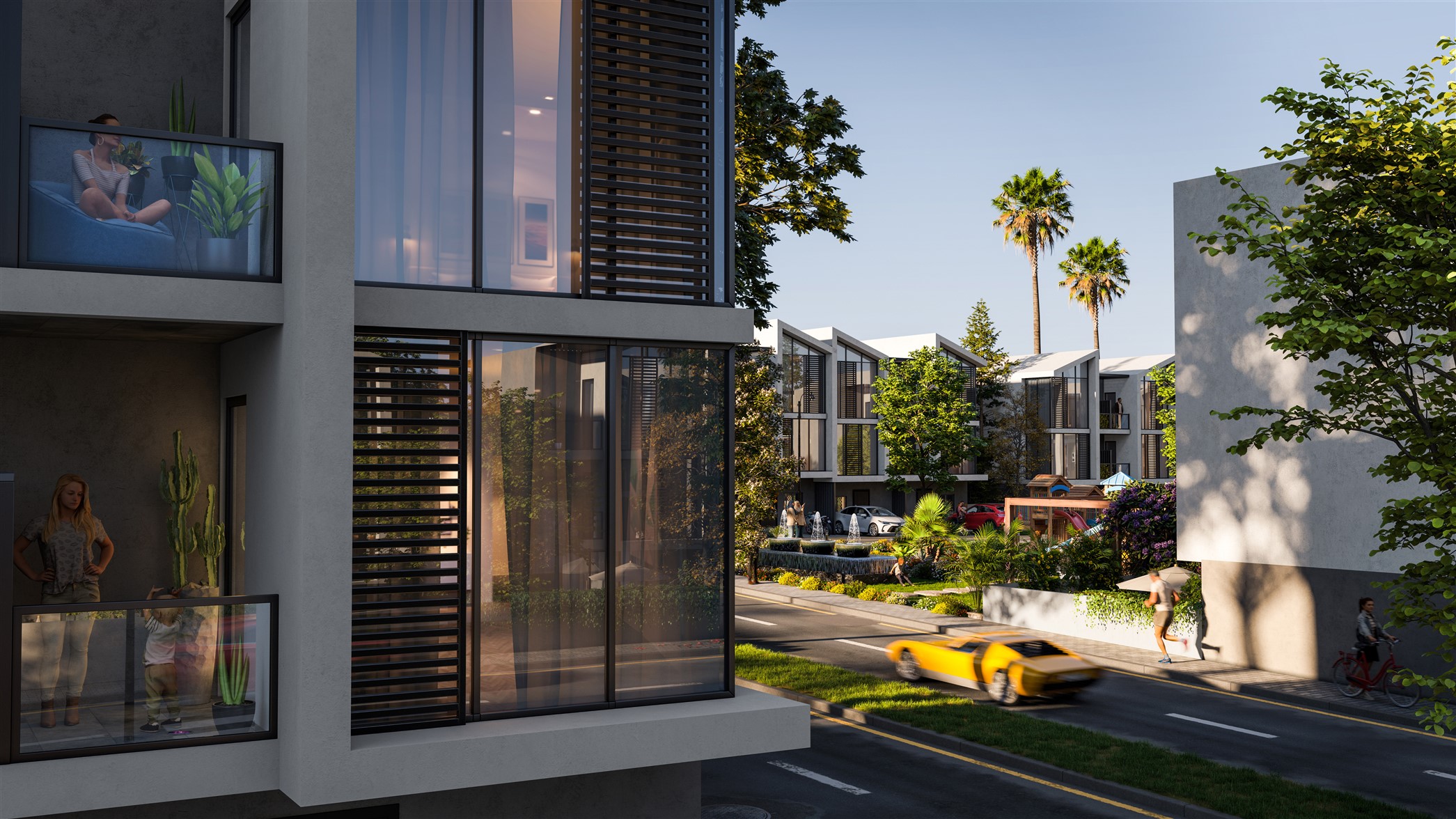 Smart Home Bahcesehir Luxury Villas - Private terrace and gardens