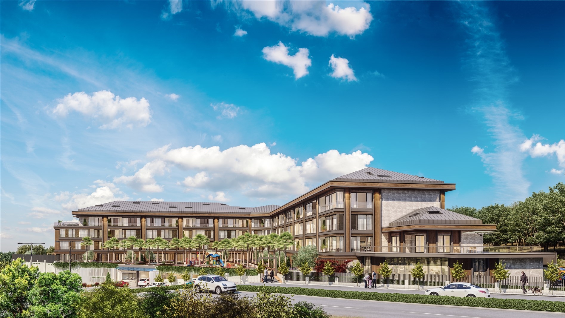 	 Luxury Istanbul Penthouses - Low-rise boutique complex