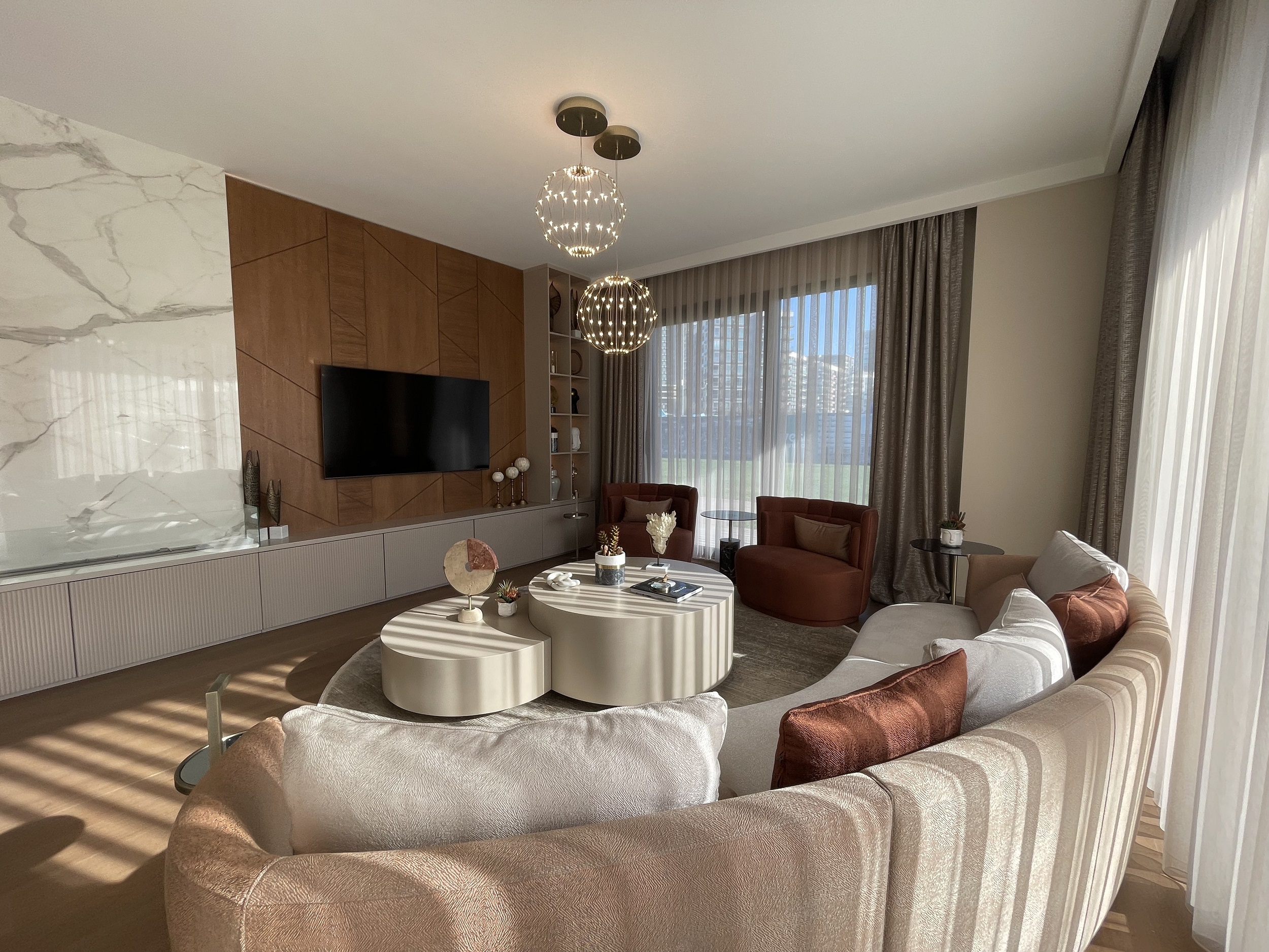 Off-Plan Maslak Apartments- Comfortable living area