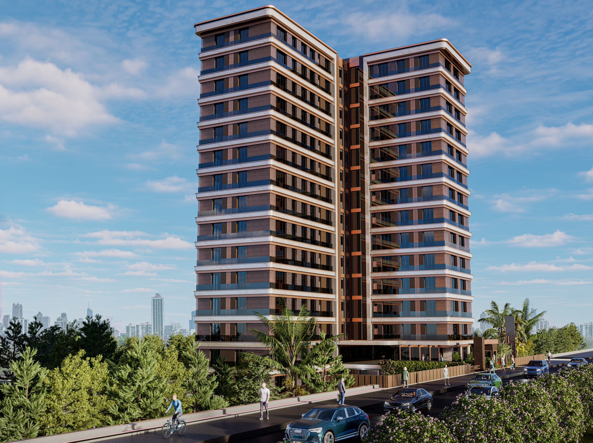 Off-Plan Atasehir Apartments-15 Storey Block