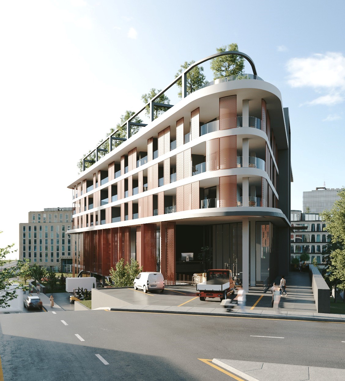 Off-Plan Avcilar Home Offices- Corner Building