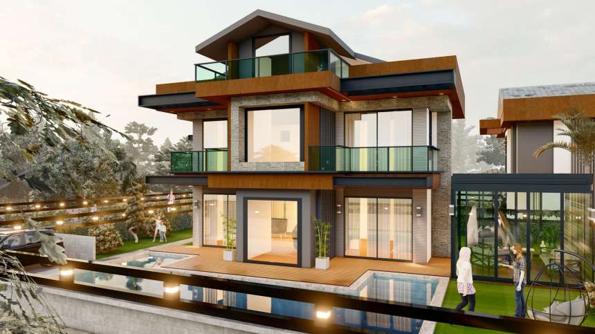 4-Bed Calis Villas- Private Pool