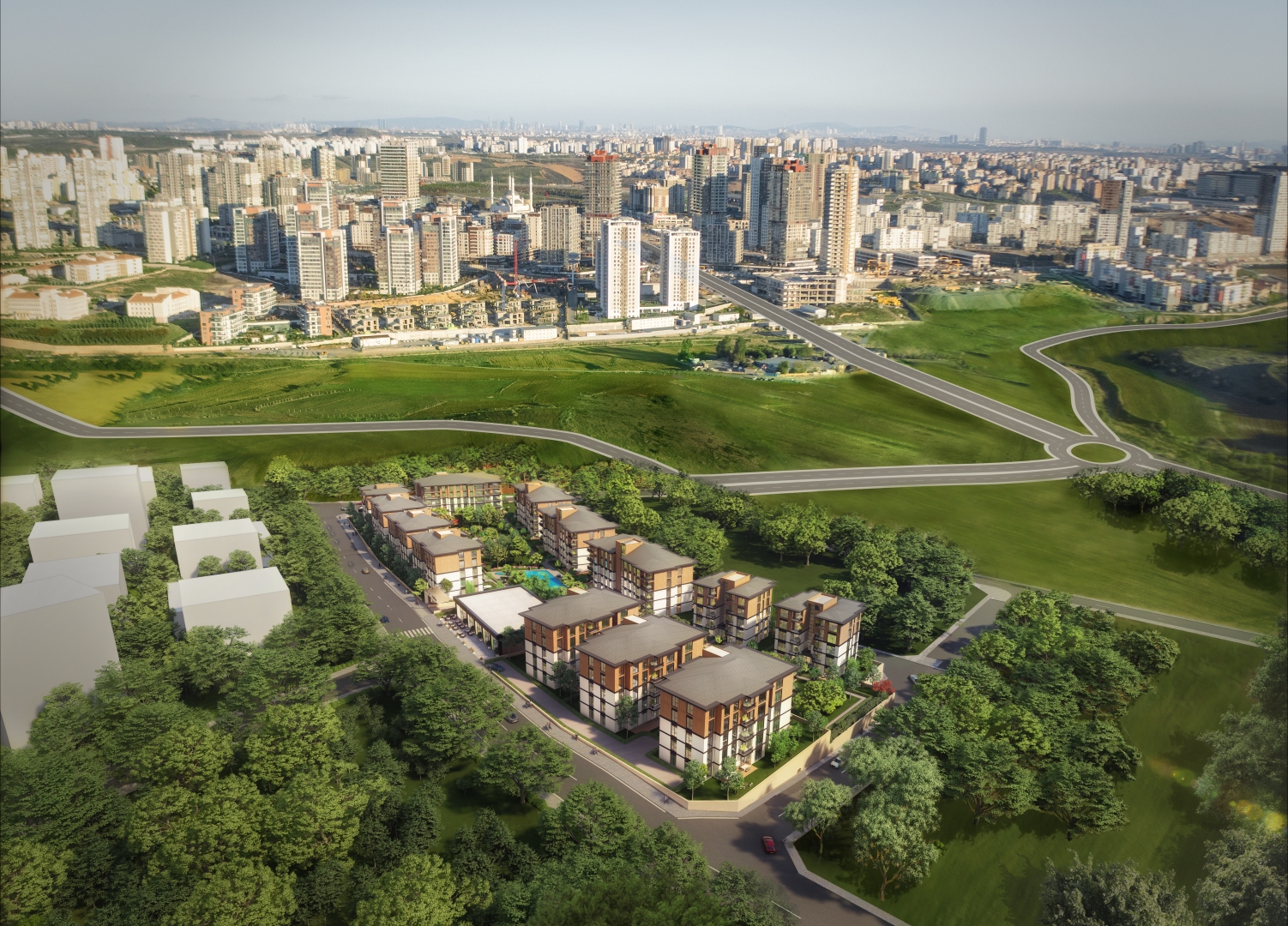 Off-Plan Basaksehir Apartments-Nature View