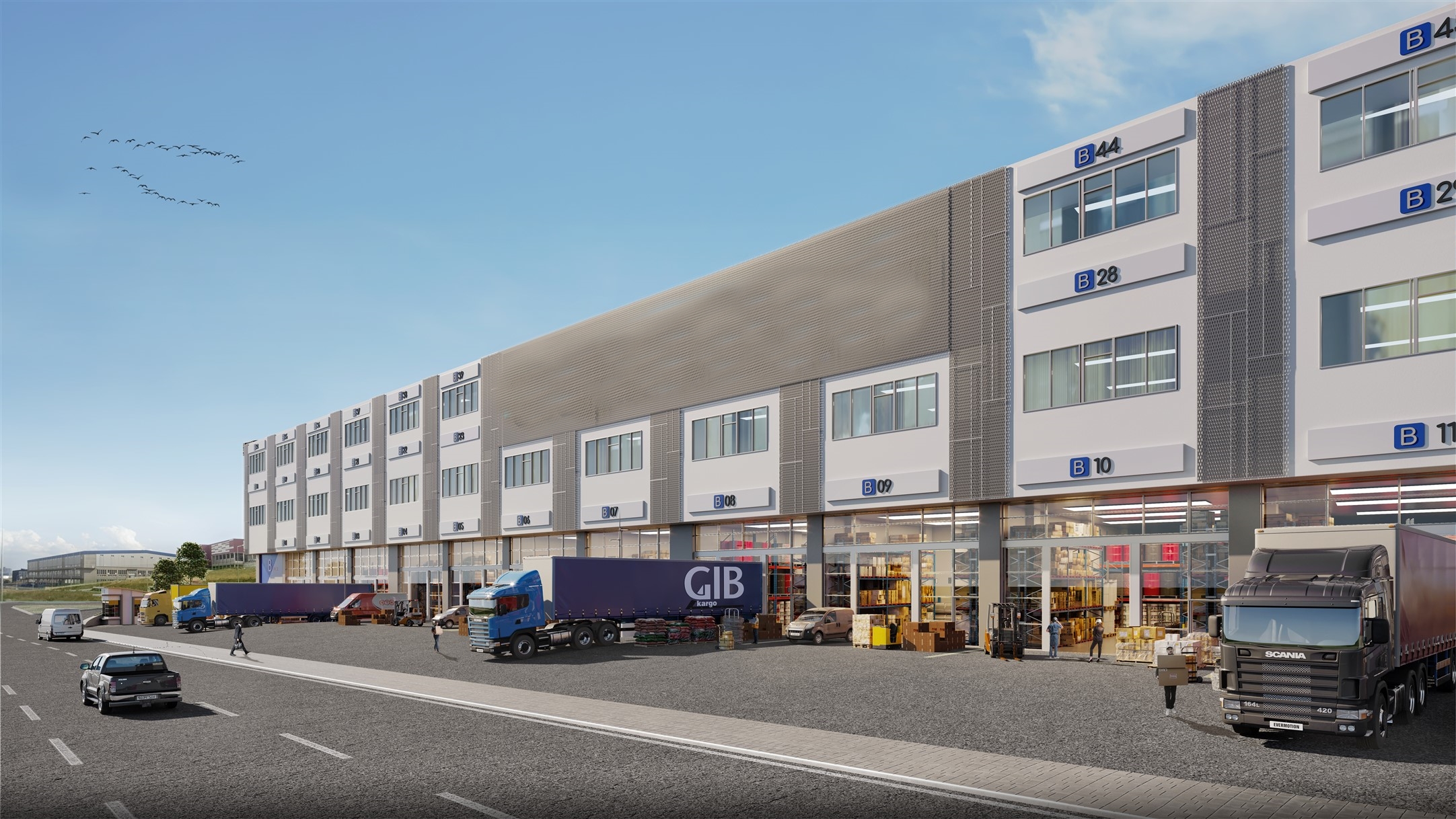 Commercial Units for sale in Esenyurt Istanbul- Unloading bays