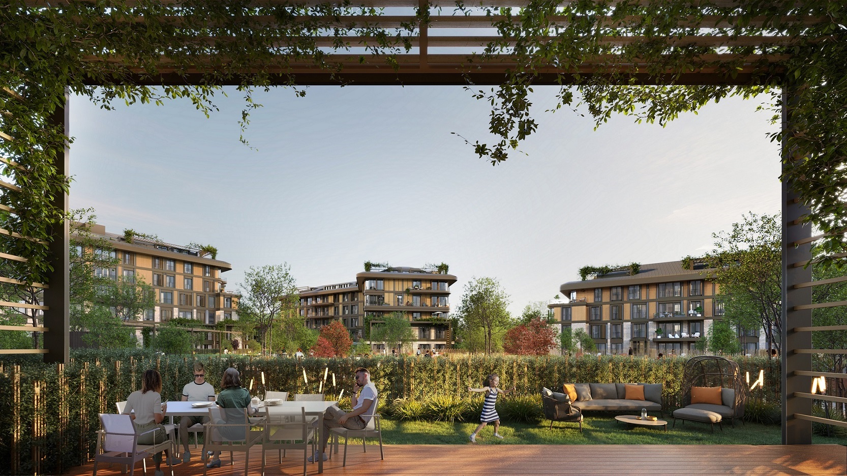 Luxurious Istanbul Apartments For Sale In Eyup - Complex view