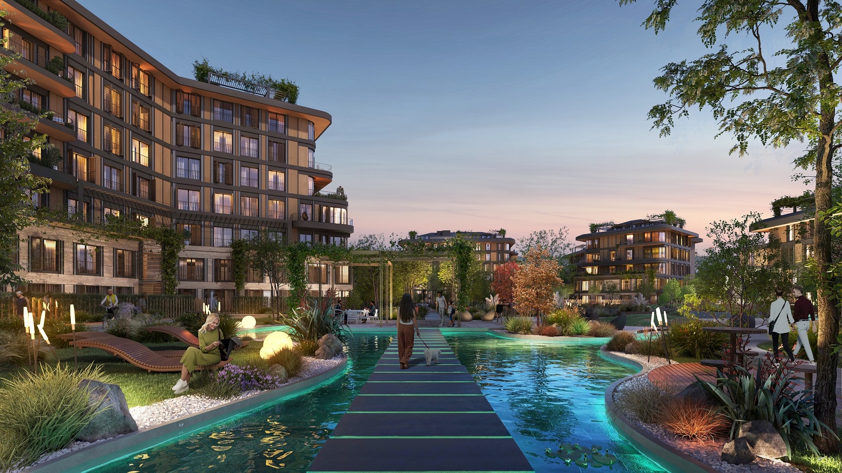 Luxurious Istanbul Apartments For Sale In Eyup - Front main view