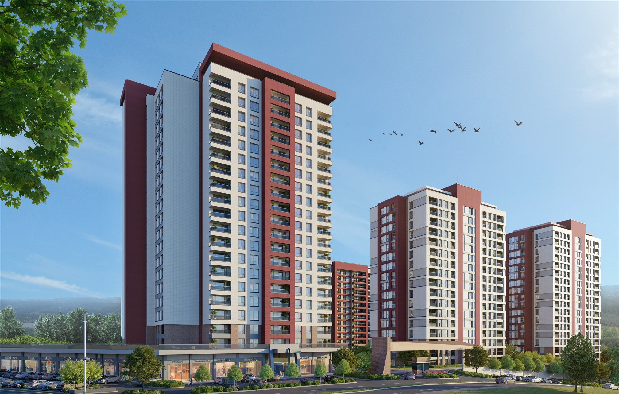 Off plan Modern Apartments For Sale In Eyup - Side view
