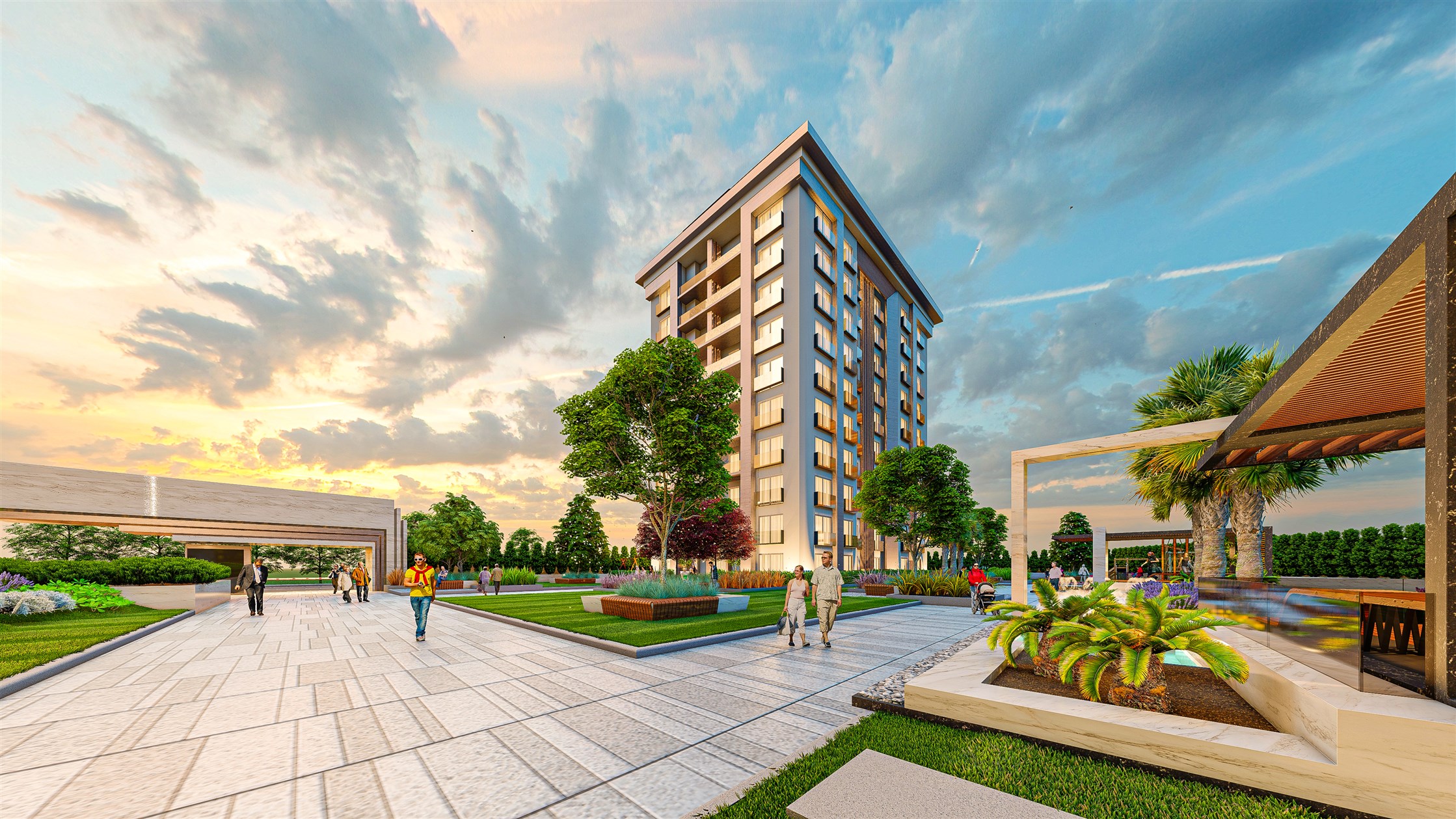 Stylish Istanbul Property For Sale Near West Marina - Complex exterior