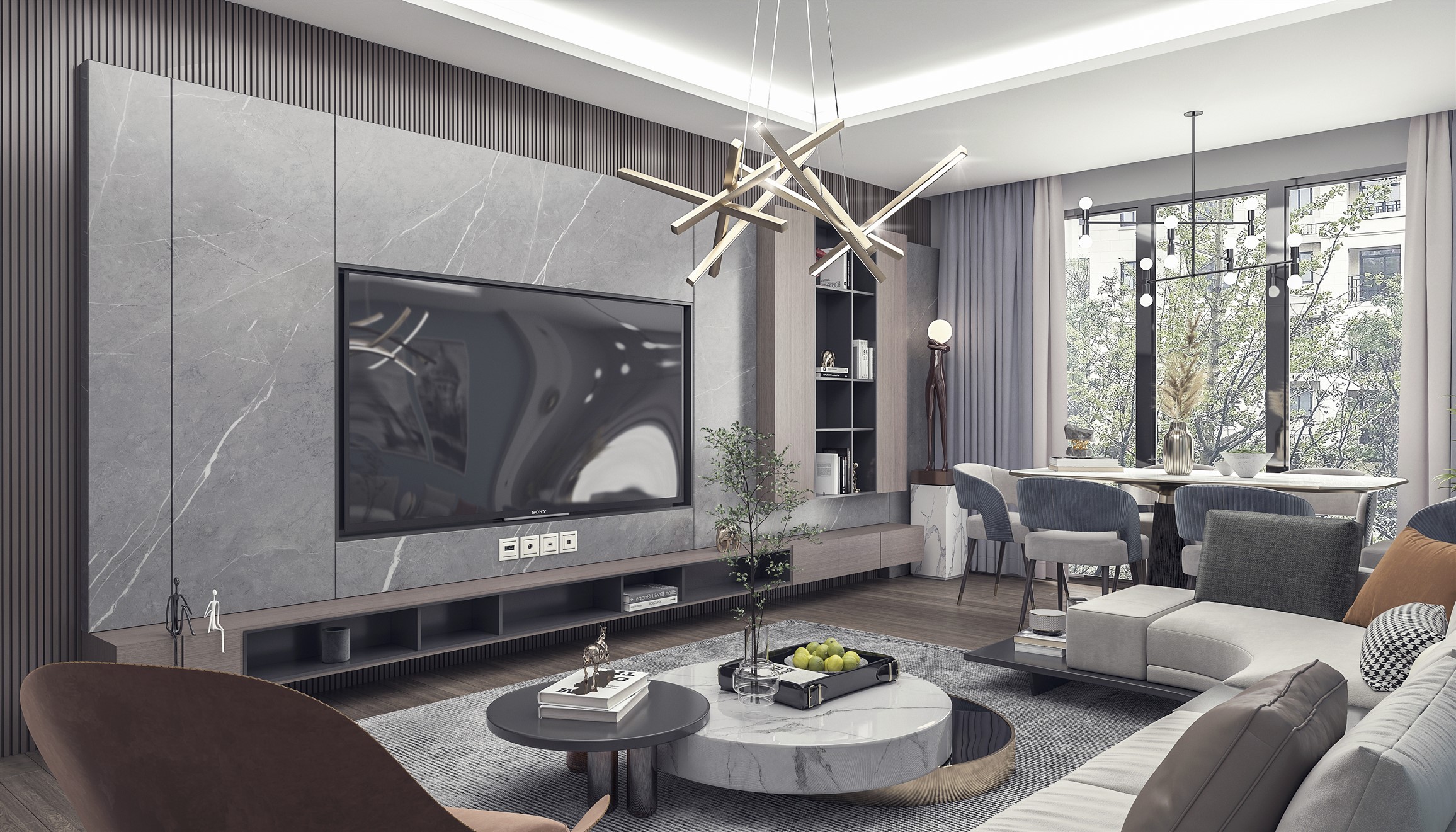 Modern Off-Plan Istanbul Property For Sale -  Spacious lounge