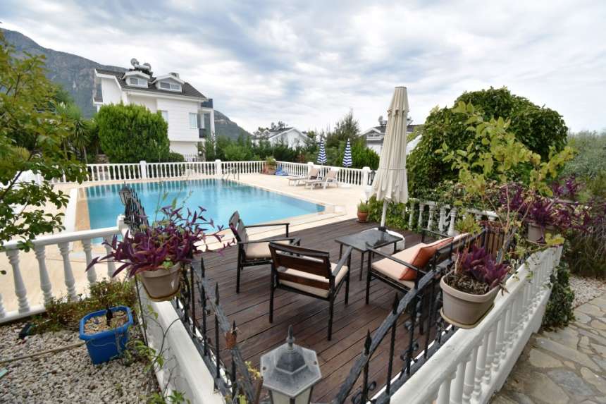 Beautiful Fethiye Villa and Guest House For Sale - Lovely seating terrace