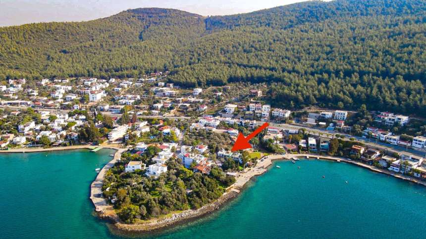 Stunning Sea View Bodrum Villa For Sale -Villa Location