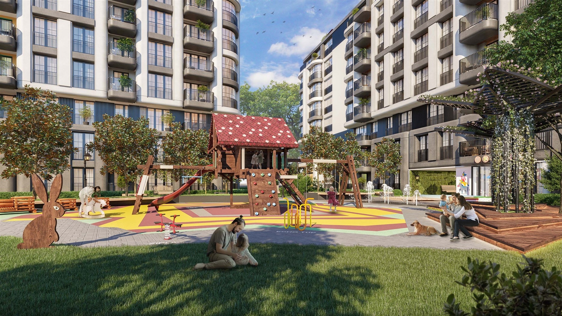 Off-Plan Stylish Istanbul Property For Sale - Children's recreational areas