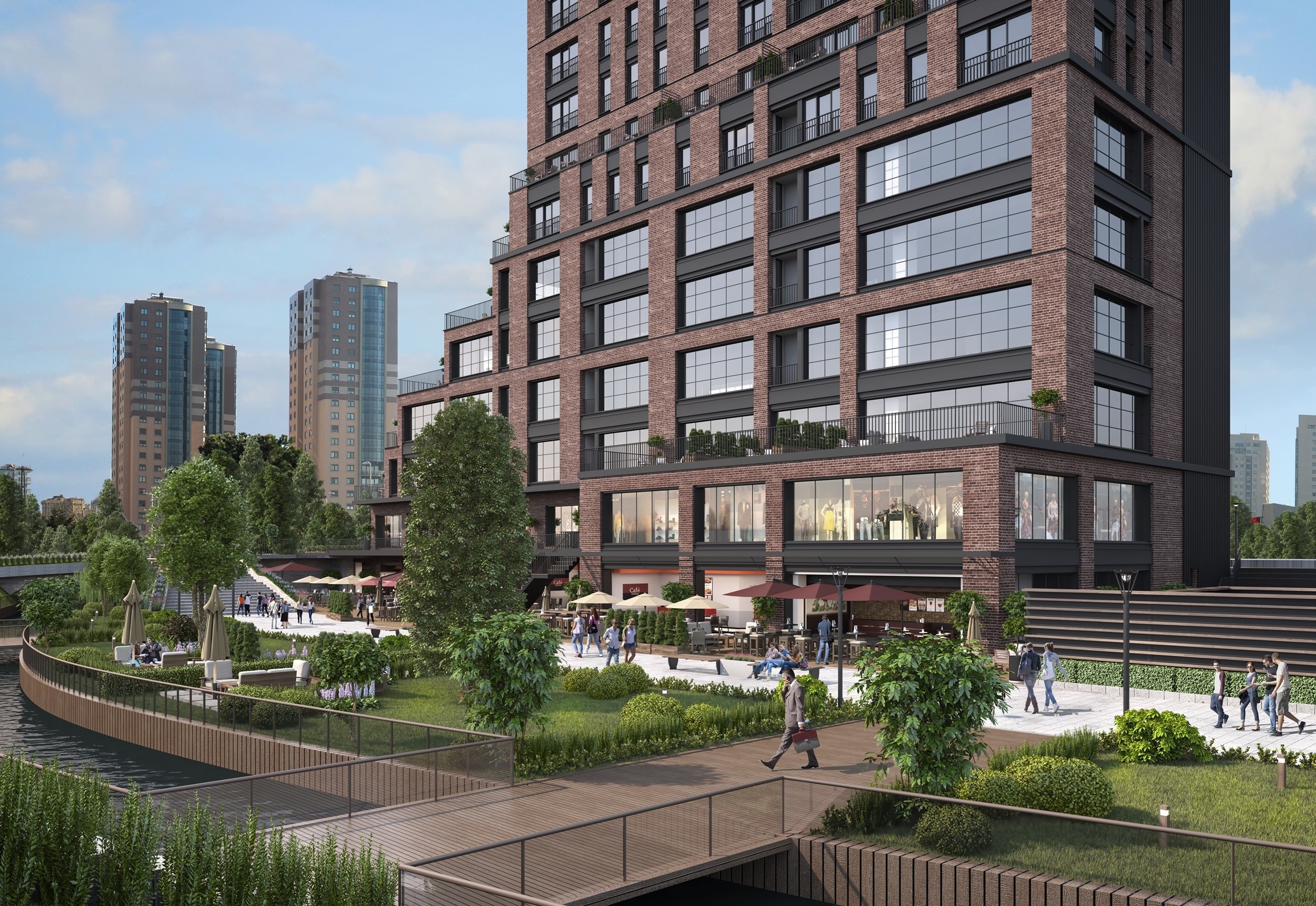 Off-Plan Asian Istanbul Property For Sale - Main view of apartment complex