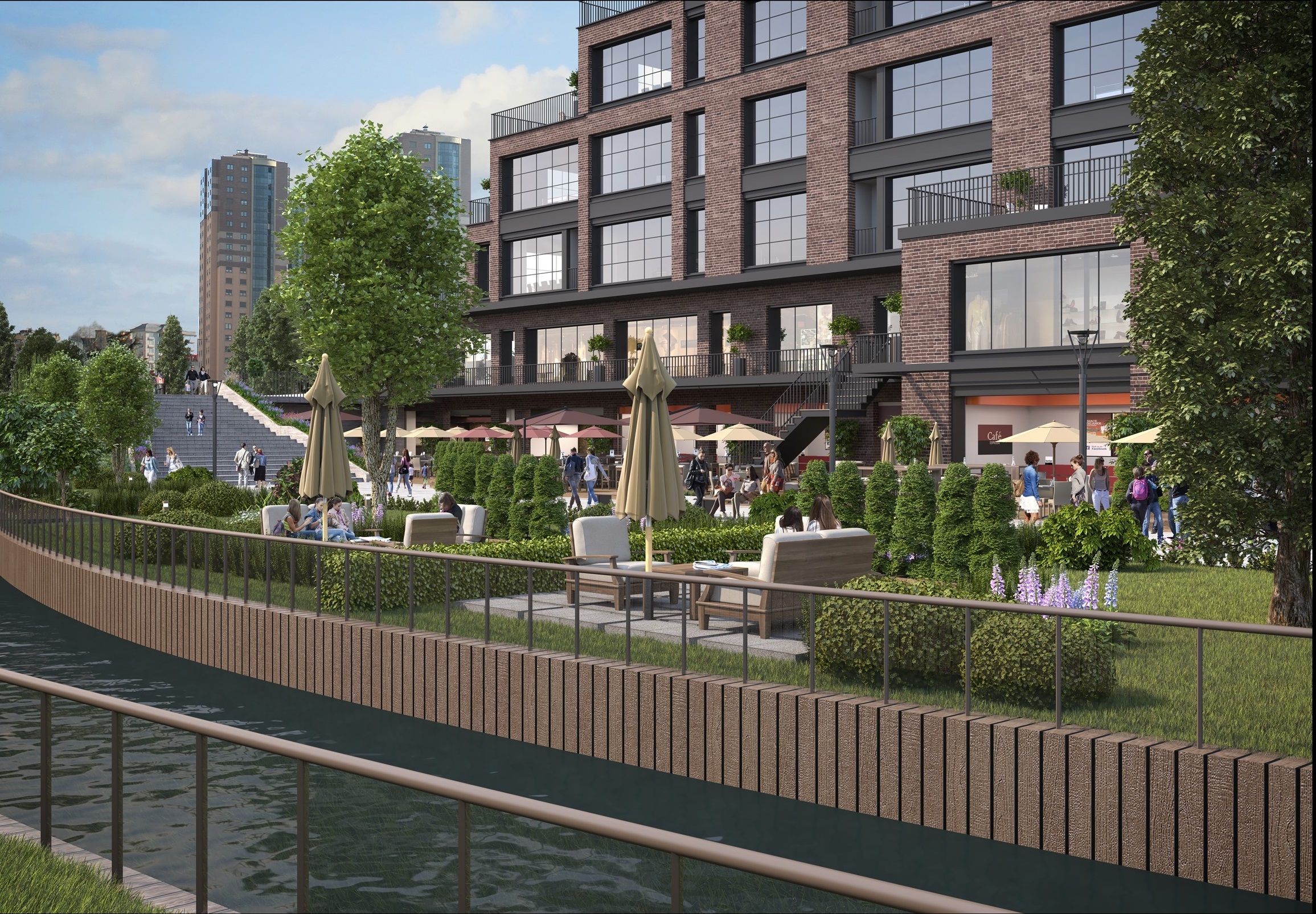 Off-Plan Asian Istanbul Property For Sale - Stunning gardens and communal areas