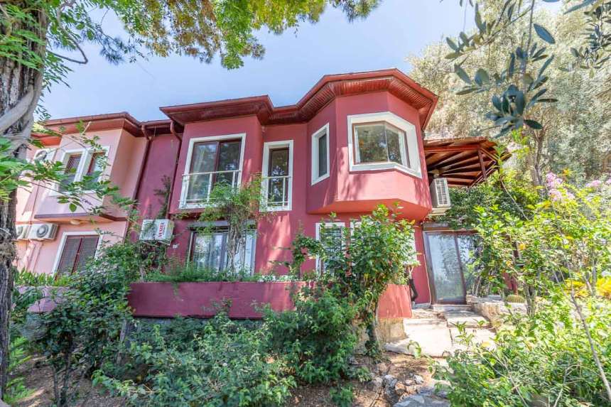 Semi-Detached Luxury villa in Fethiye For Sale - Main view of villa