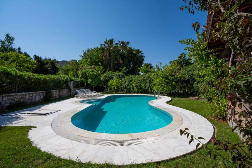 Beautiful Gocek Stone Villa For Sale - Private pool and sun terraces