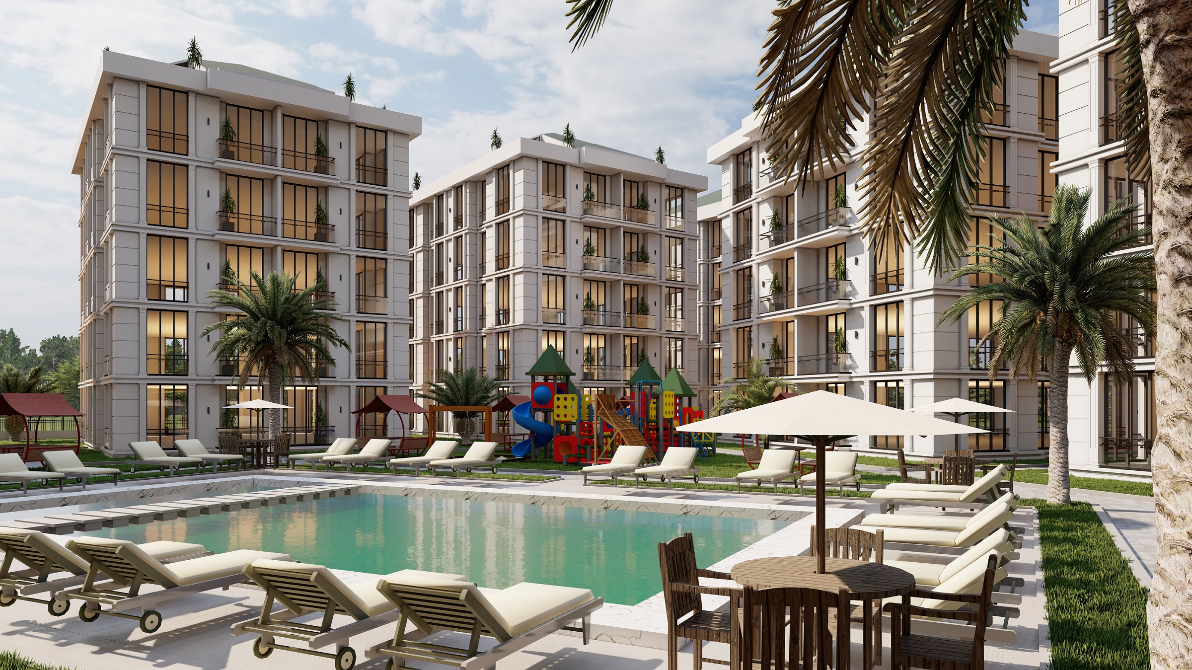 Stunning Off-Plan Istanbul Apartments For Sale - Main view of apartment complex