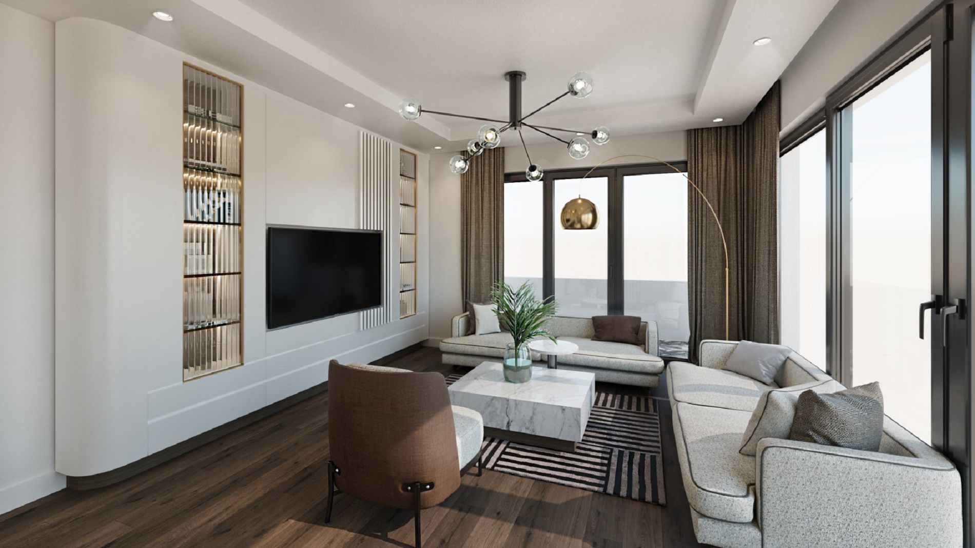 Stylish Istanbul Apartments For Sale in Bagcilar- Modern bright and airy living space