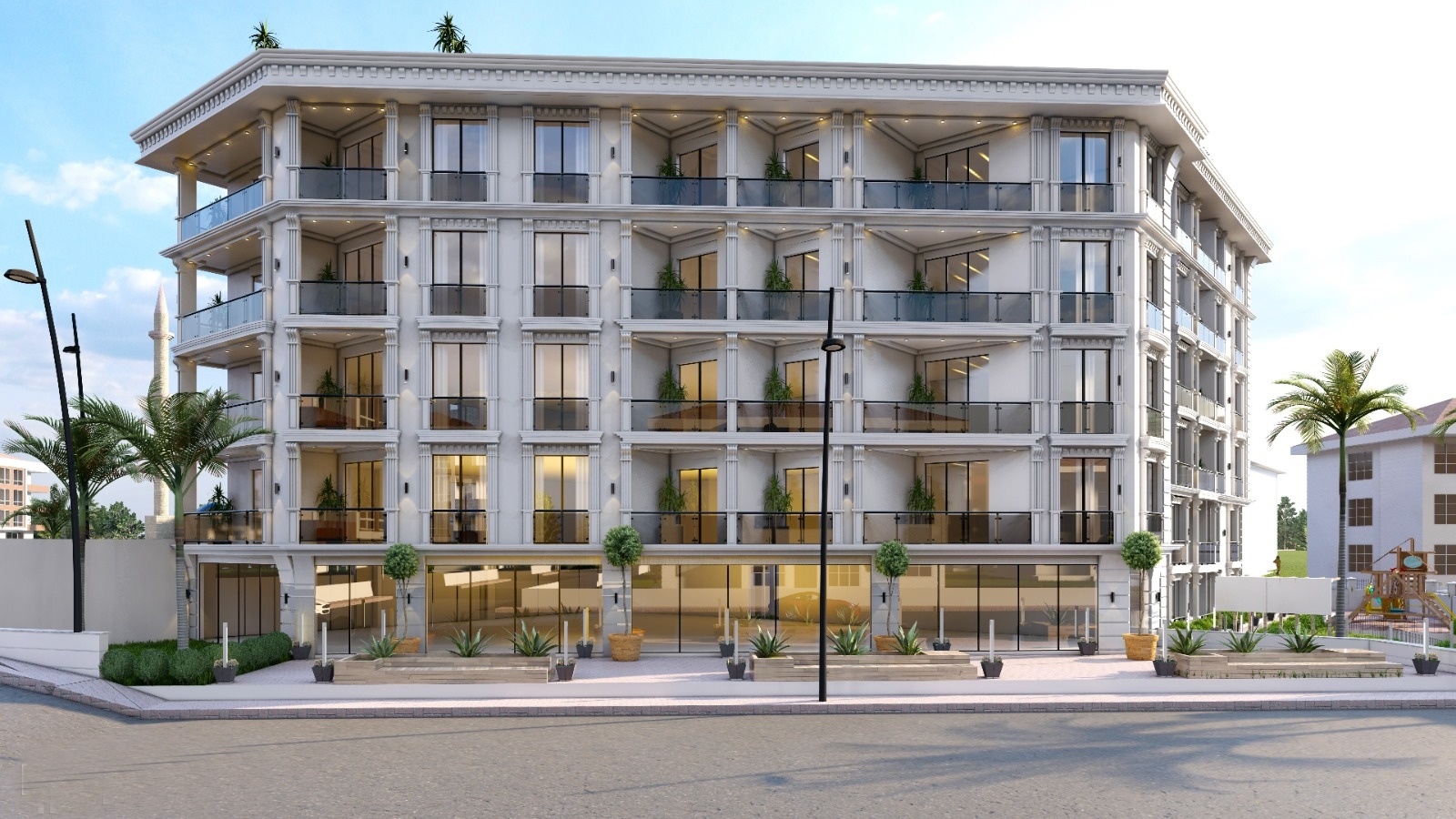 Great Location and Modern Istanbul Apartments For Sale - Main view of apartment building