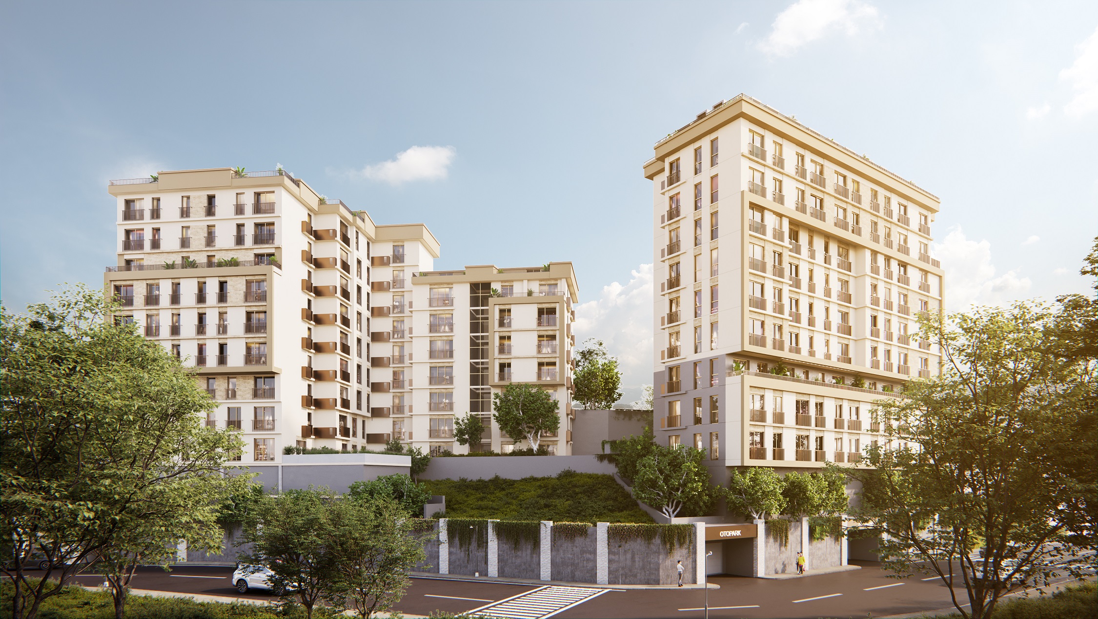 Stylish Istanbul Apartments For Sale In Eyup - Main view of complex