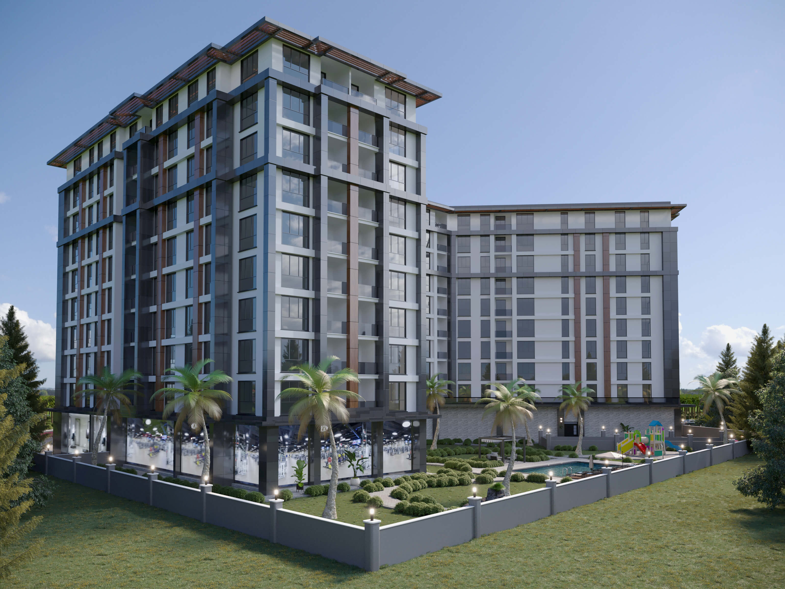 Luxury Istanbul Asian Apartments For Sale - Main view of apartment building