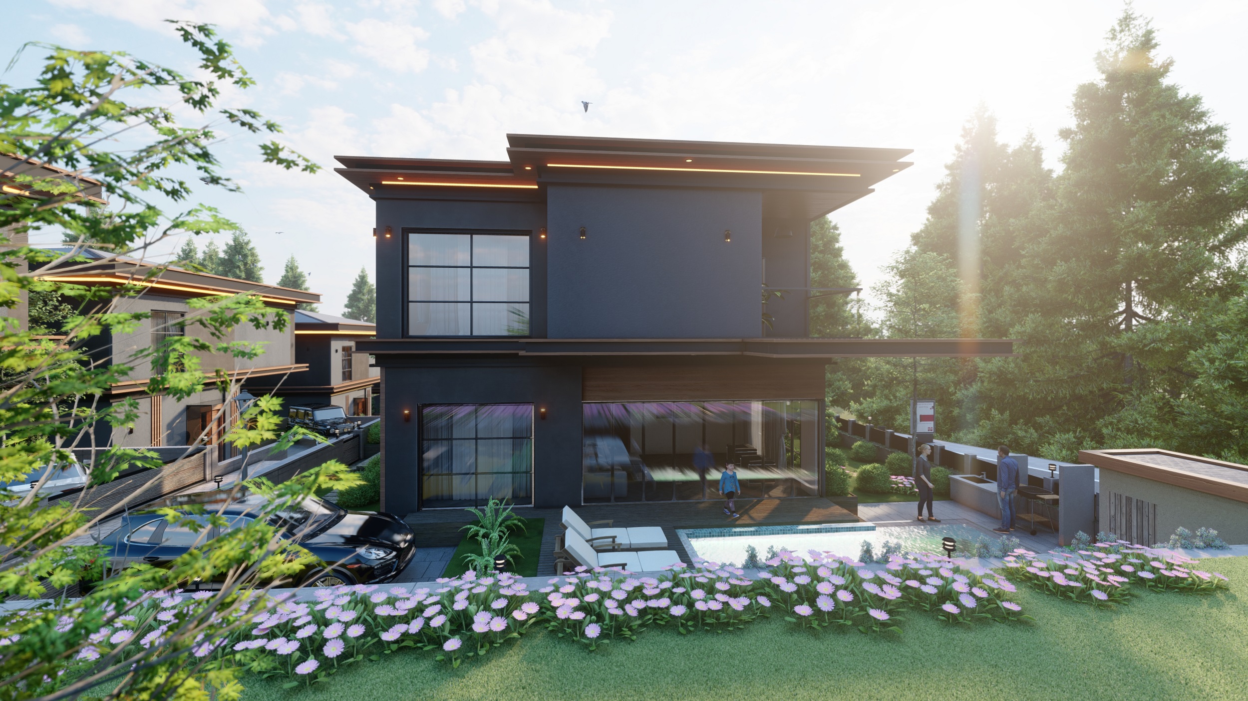 Desirable Off-Plan Istanbul Villas For Sale In Beykoz - Beautiful villa with private garden